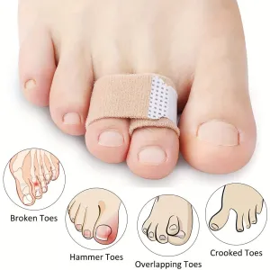 Correct Crooked Toes with 5pc Hammer Toe Straightener Set