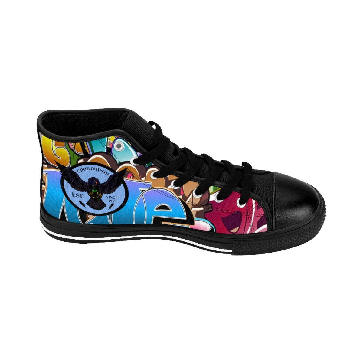 Crowgodshi Men's Graffiti High-Tops