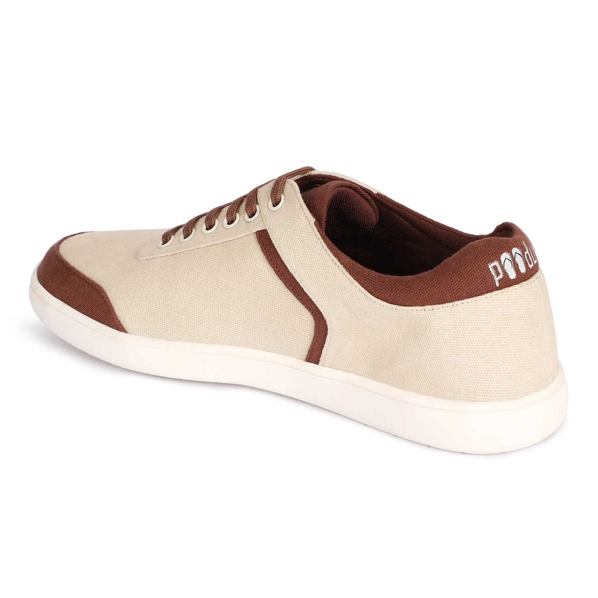 Dan Eco-Sole Sneakers Beige and Brown Women Thrift Edit