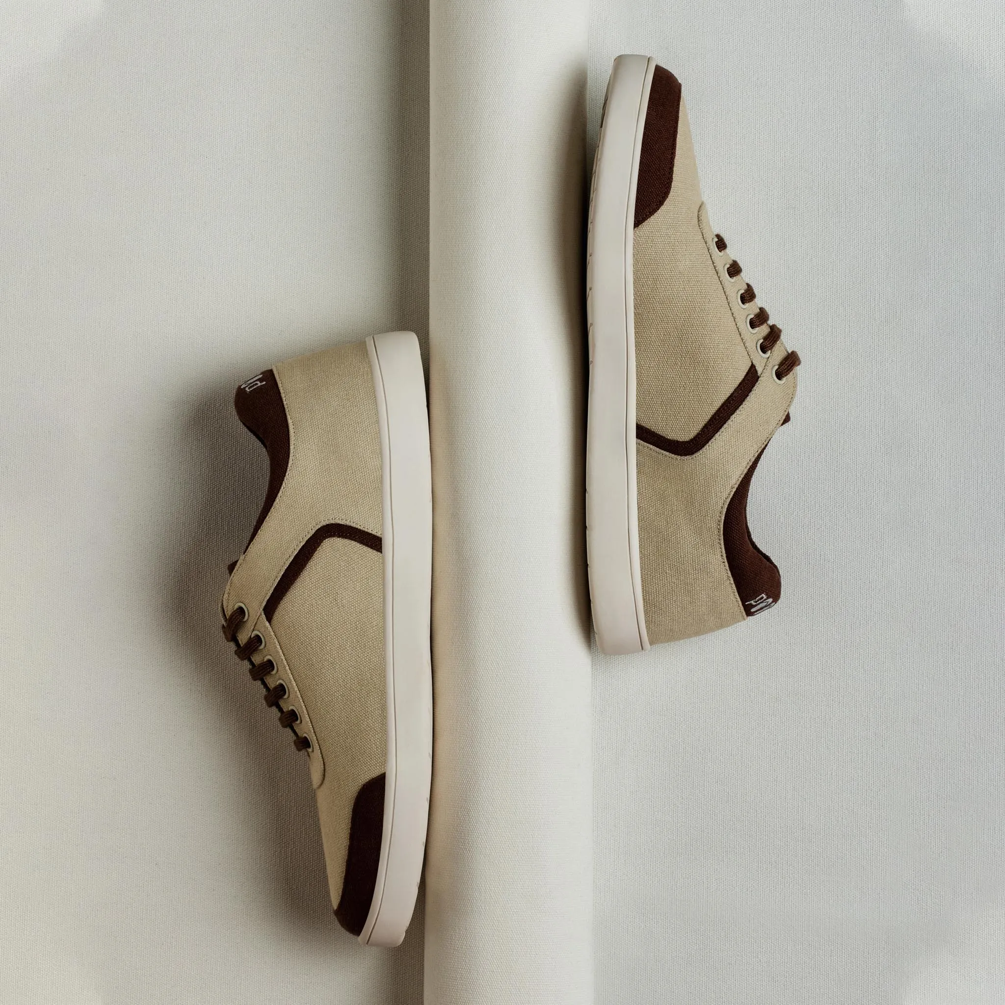 Dan Eco-Sole Sneakers Beige and Brown Women Thrift Edit