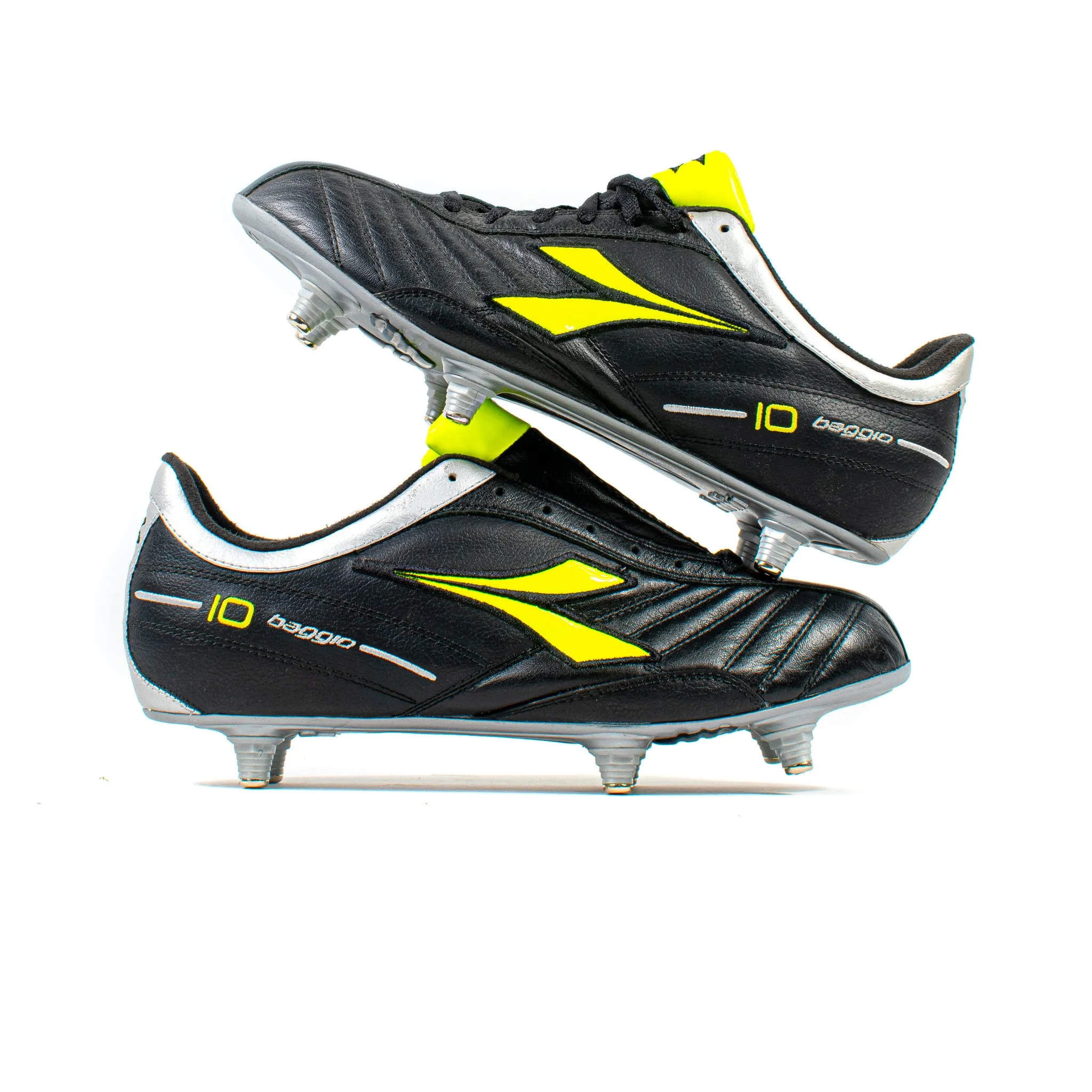 Diadora Roberto Baggio Classic Black Volt SG