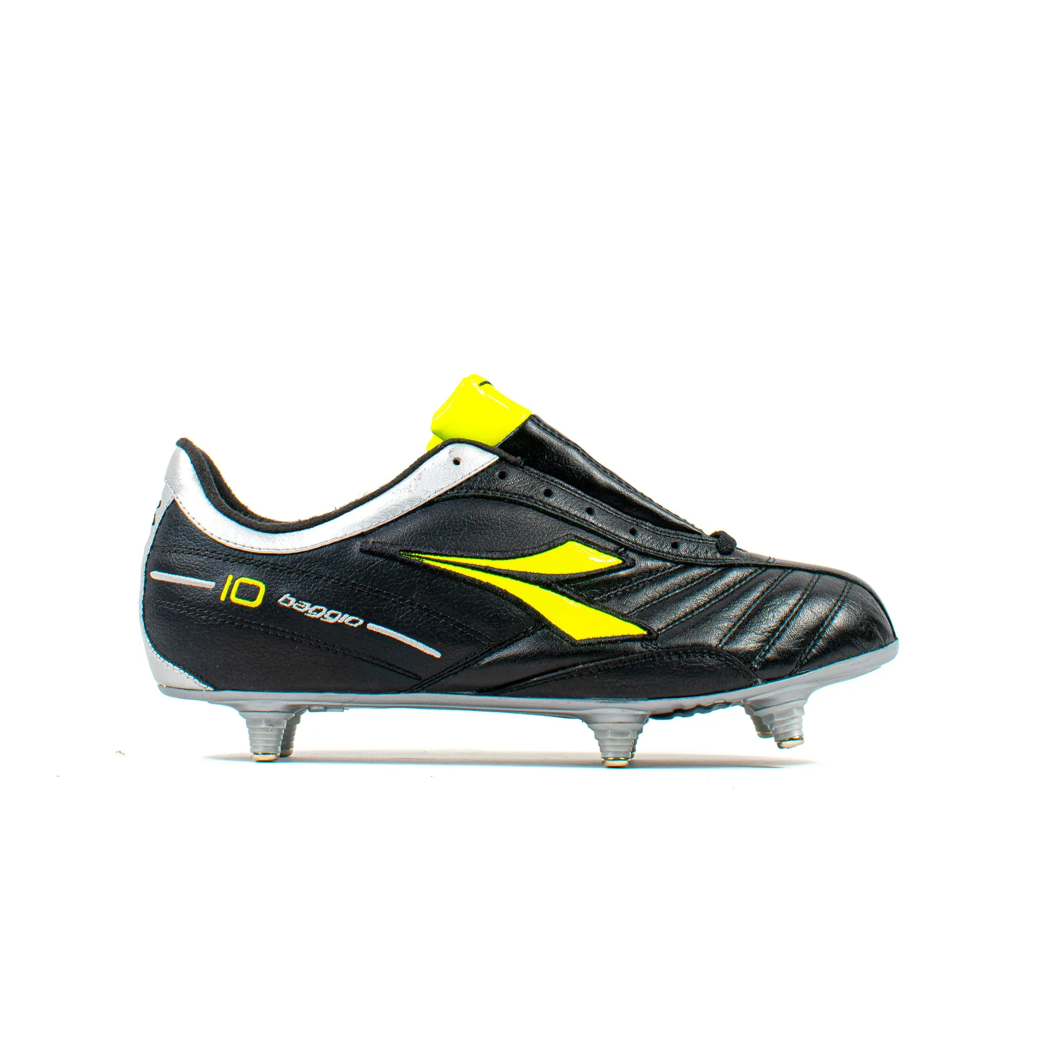 Diadora Roberto Baggio Classic Black Volt SG