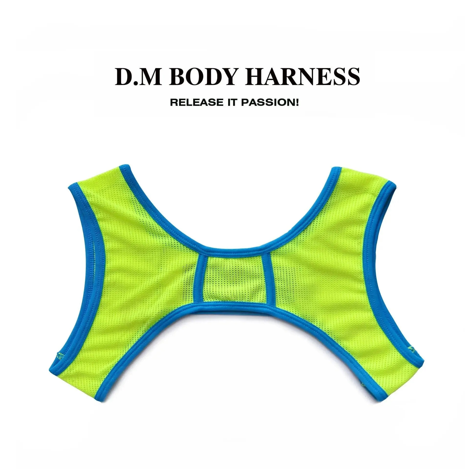 D.M mens leather harness Fitness Chest Strap
