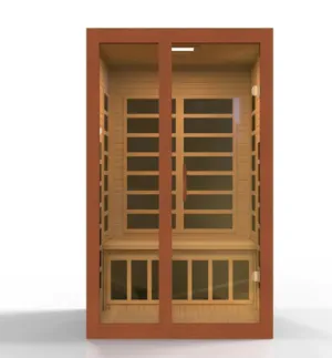 Dynamic Santiago Elite 2-person Ultra Low EMF (Under 3MG) FAR Infrared Sauna (Canadian Hemlock) (New 2024)