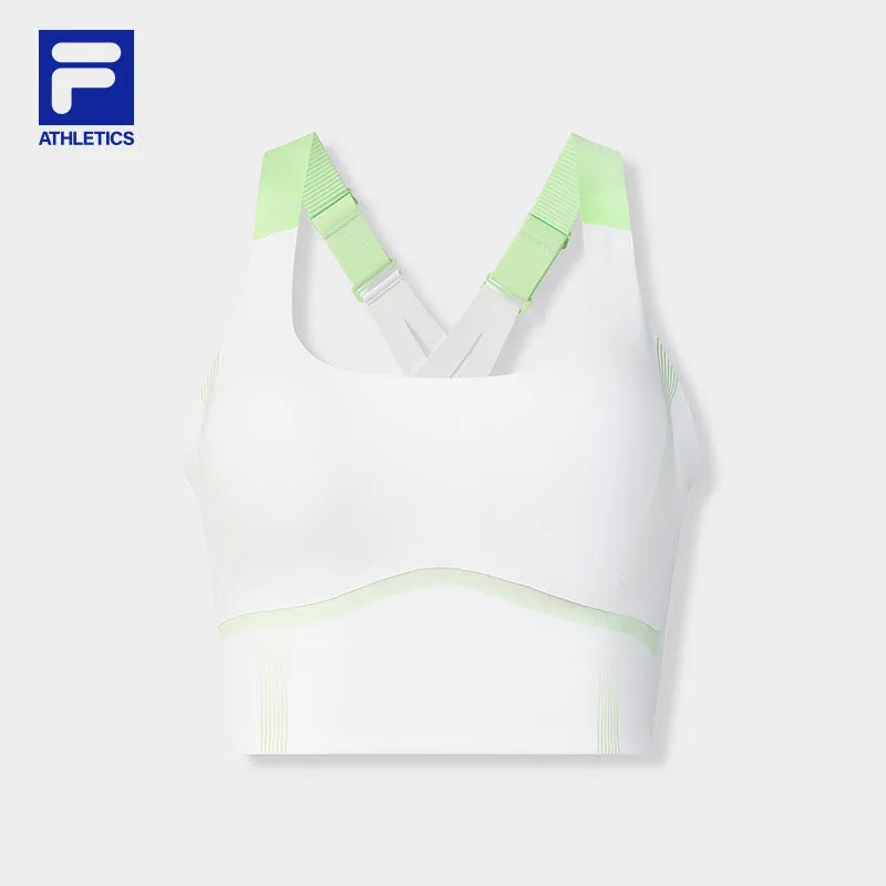 FILA CORE ATHLETICS FITNESS Women Sports Bra (White)