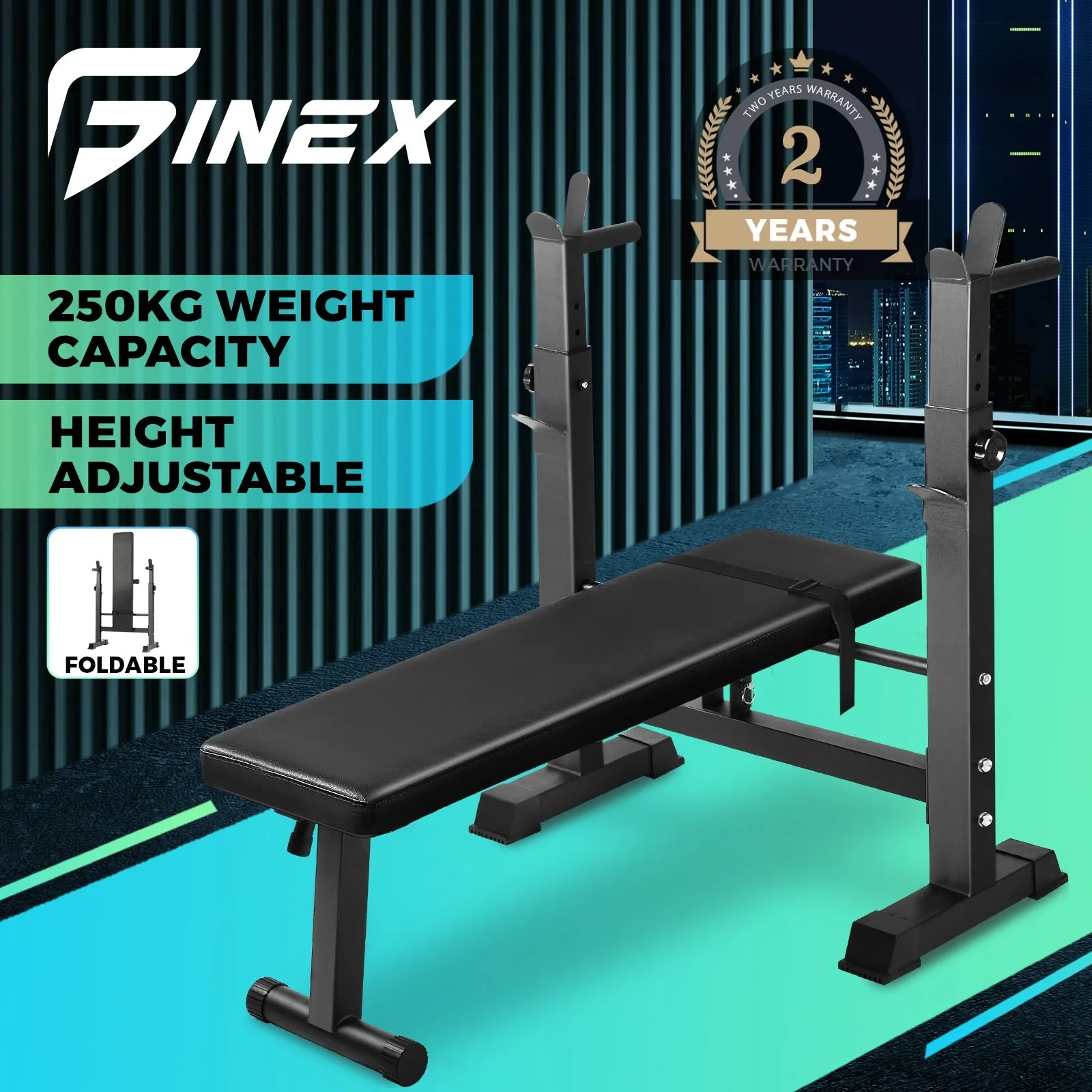 Finex Bench Press Weight Bench FID Sit-up Bench Power Tower Roman Chair Multi-S