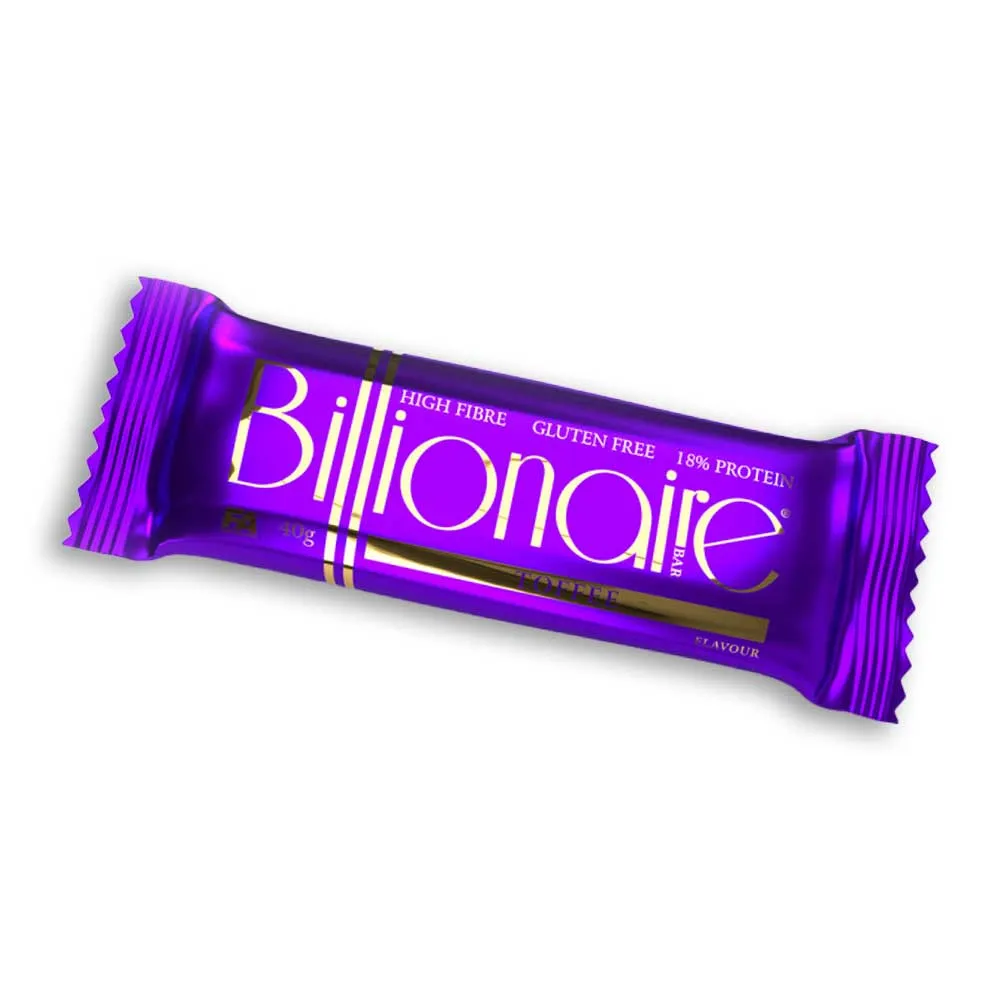 Fitness Authority Billionaire Bar Salty Toffee Fudge 45g