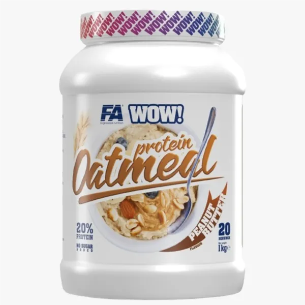 Fitness Authority Oatmeal 1kg Peanut Butter