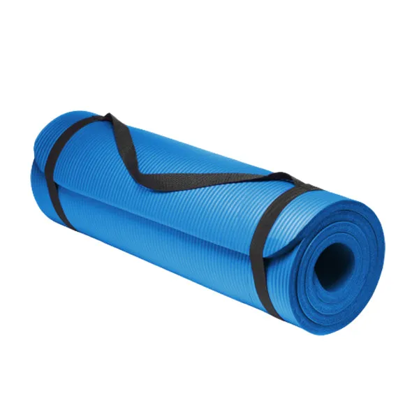 Fitness Exercise Mat Premium 1.5 cm With Handle Strap Plus Cover Bag