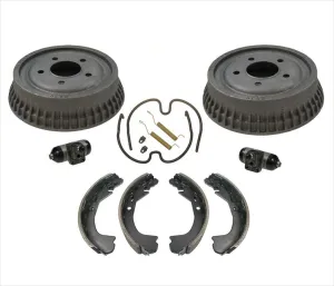 For 1997-2003 Chevrolet Malibu Rear Brake Drum Drums & Shoes W/ Cylinders 6pc