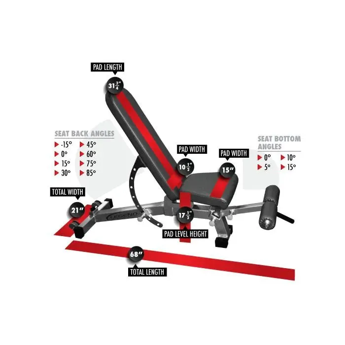 Four-Way Utility Bench Legend 3164