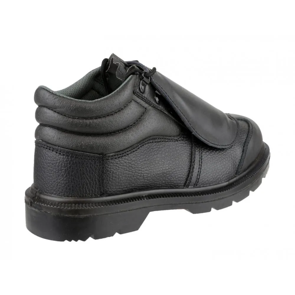 FS333 METATARSAL Mens Leather Safety Boots Black