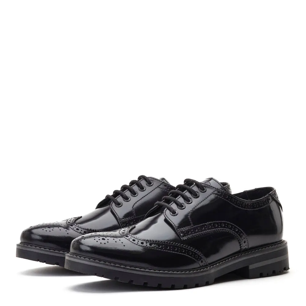 Gibbs Hi Shine Brogue Shoes