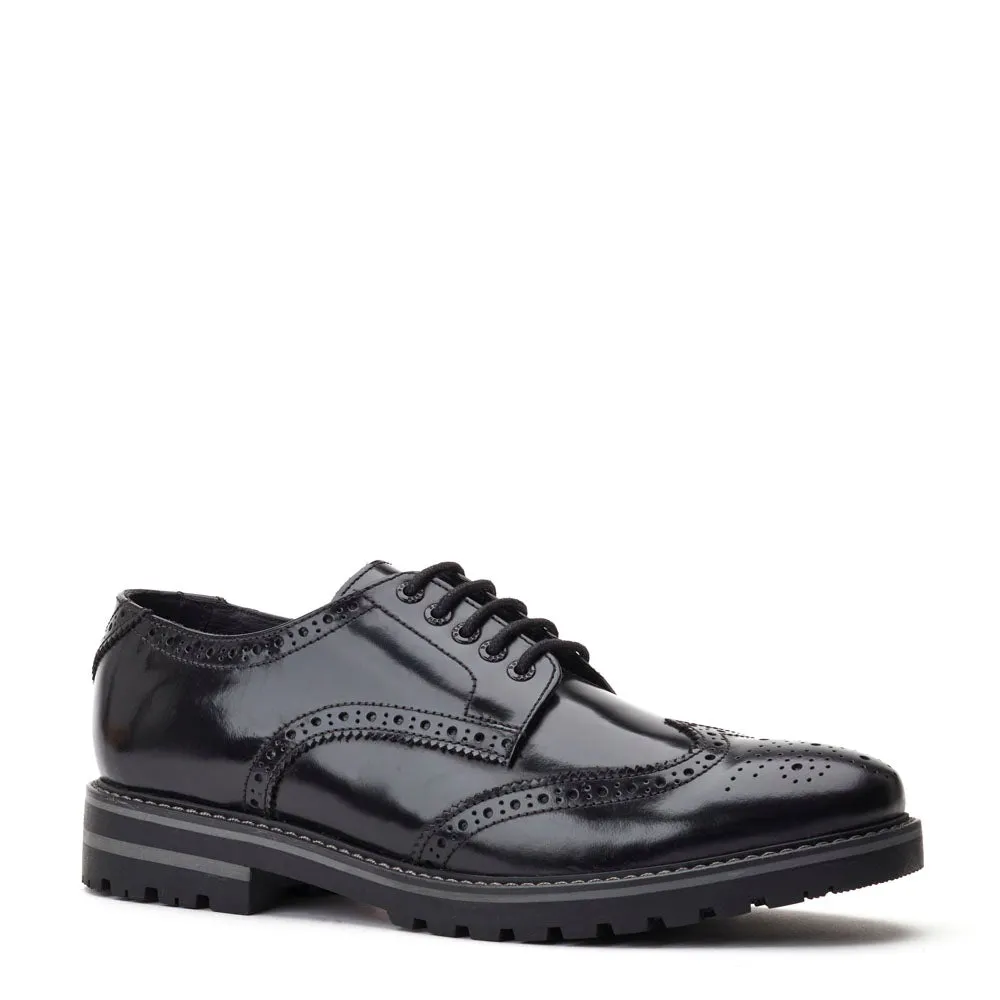 Gibbs Hi Shine Brogue Shoes