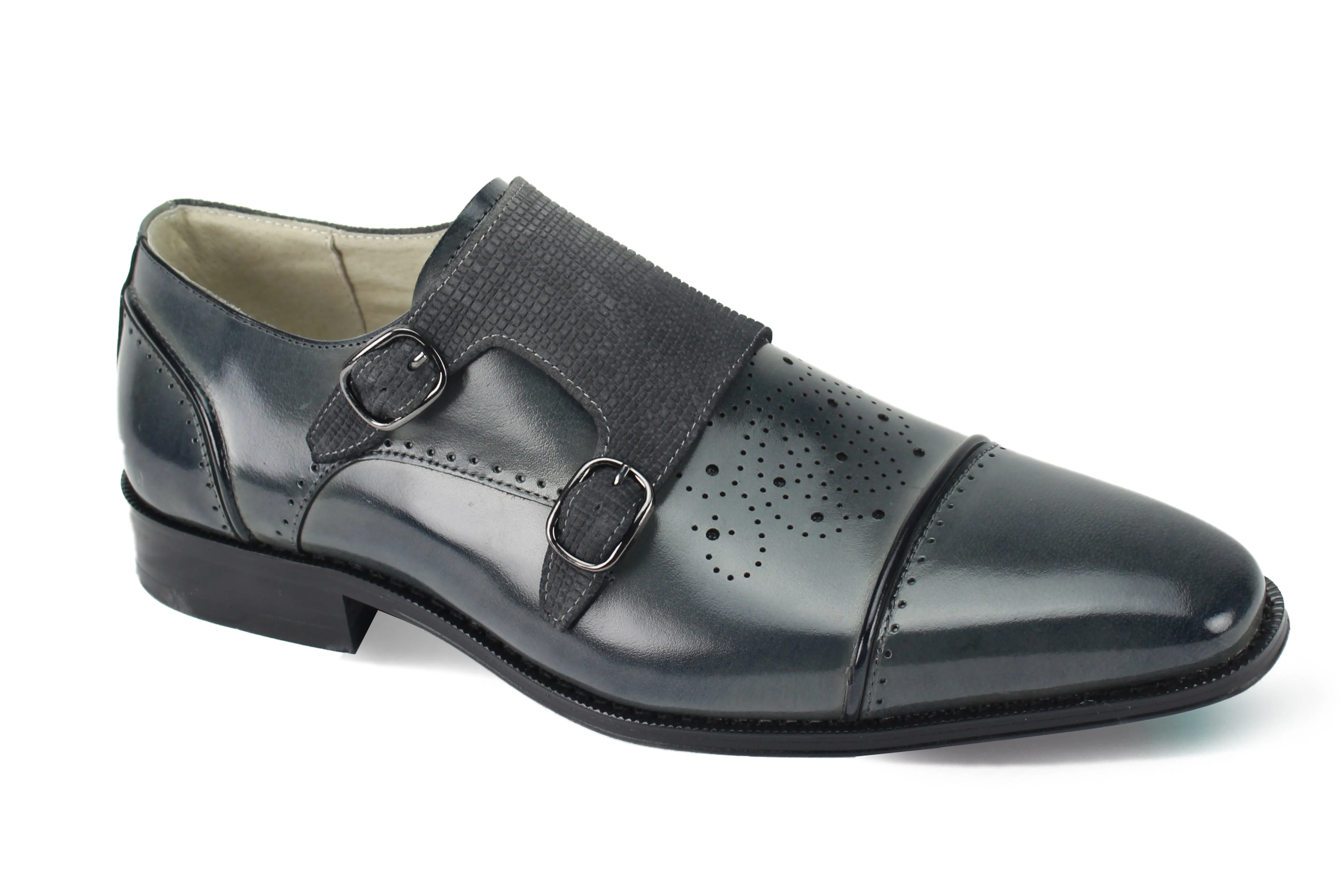 Giovani Double Monc Strap Shoes