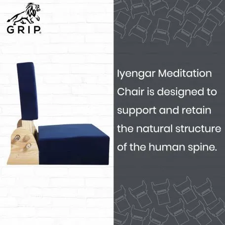 Grip Iyengar Meditation Chair | It Comes With A Cushioned Base