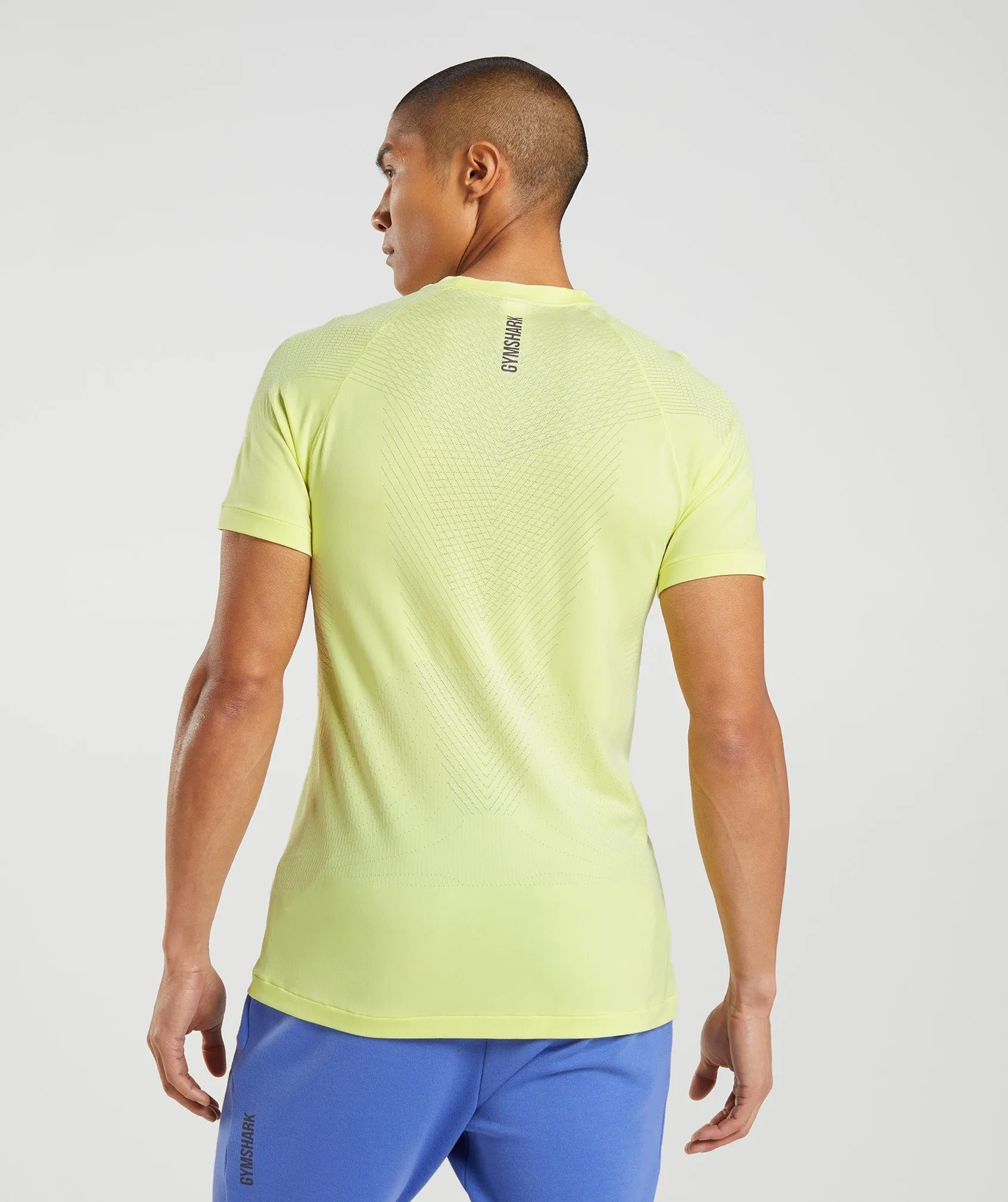 Gymshark Apex Seamless T-Shirt - Firefly Green/White