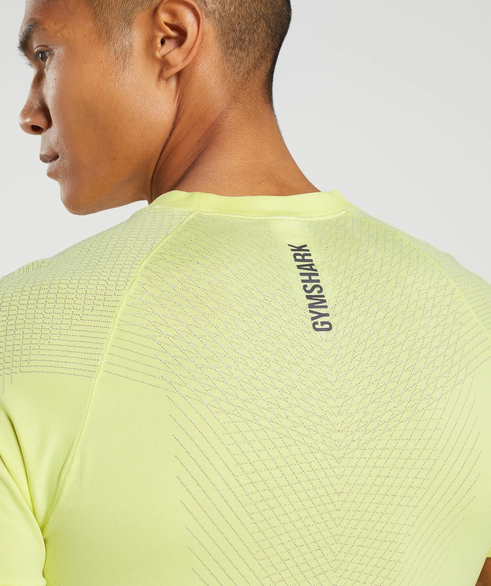 Gymshark Apex Seamless T-Shirt - Firefly Green/White