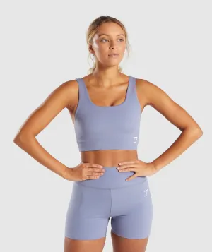 Gymshark Dreamy Sports Bra - Steel Blue