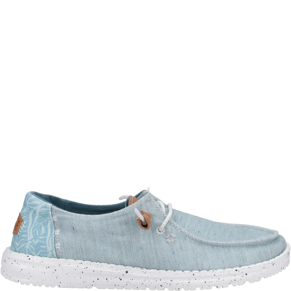 HEYDUDE Wendy Heathered Slub Tropical Shoe