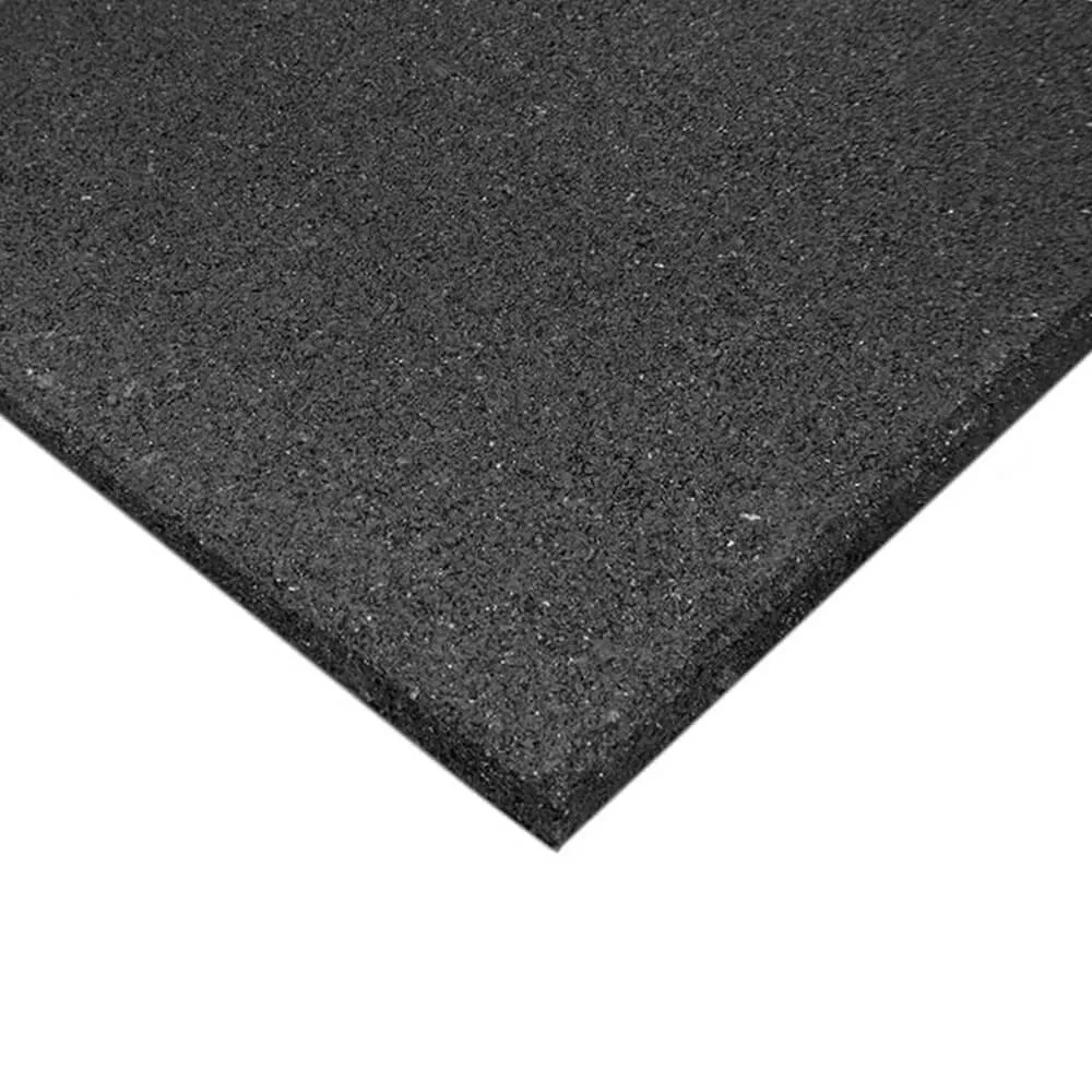 Hit Fitness Gym Floor Mat Black | 1m x 1m x 20mm