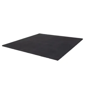 Hit Fitness Gym Flooring Smooth Mat Black | 1m x 1m x 15mm