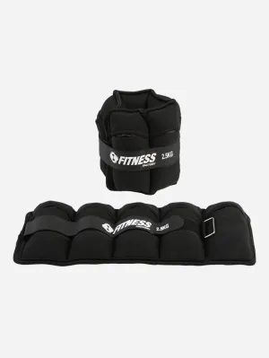 Irm-Fitness Wrist Weight 2.5Kgx2Pcs Adjustable Black