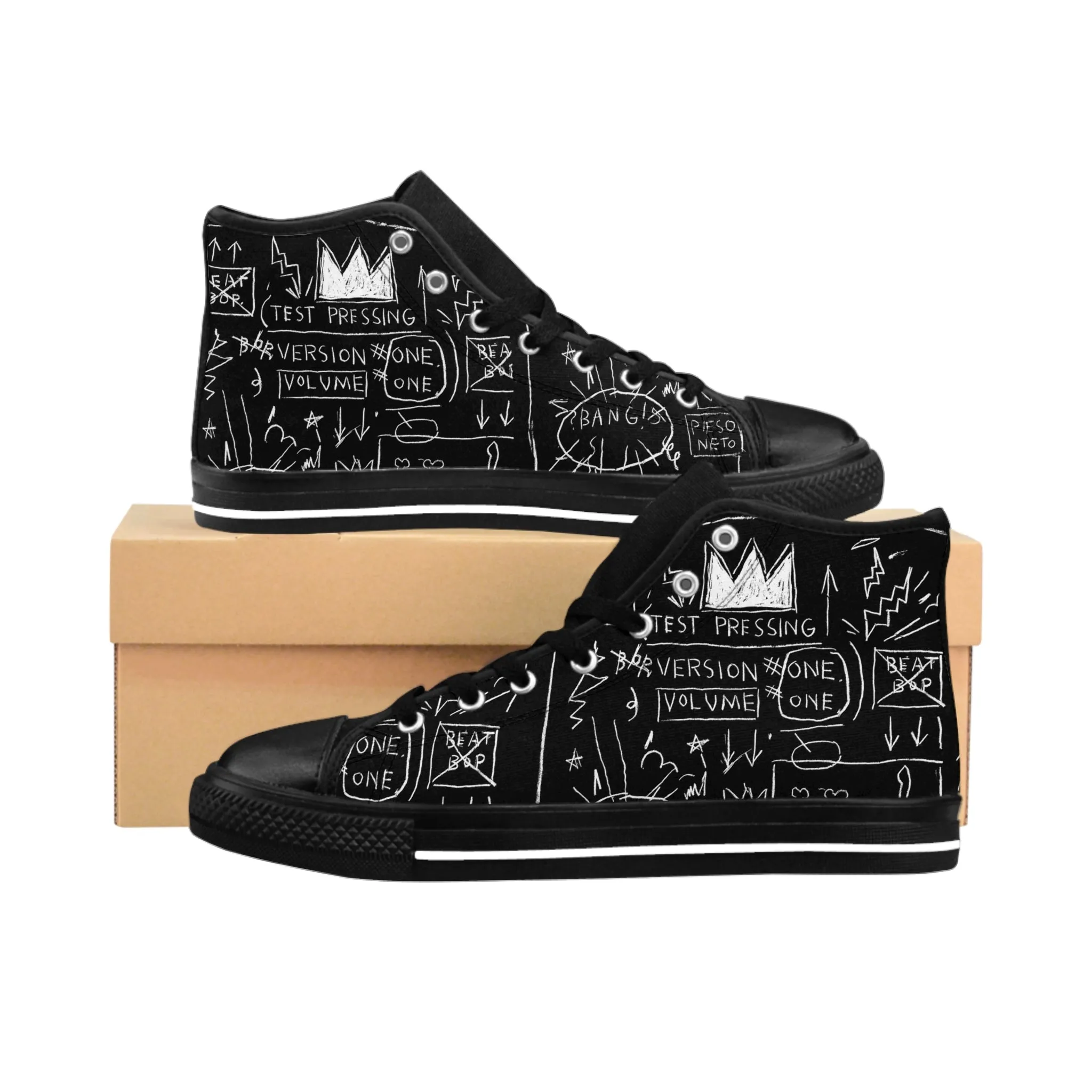 Jean Michel Basquiat Men's Classic Sneakers