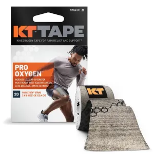 KT Tape Pro Oxygen Precut, 25cm Strips