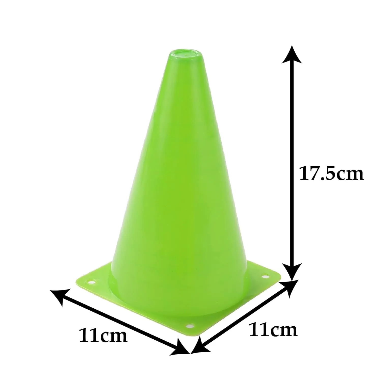 Kuber Industries Sports Agility Training Ground Marker Cone Pack of 12 (Multicolor)