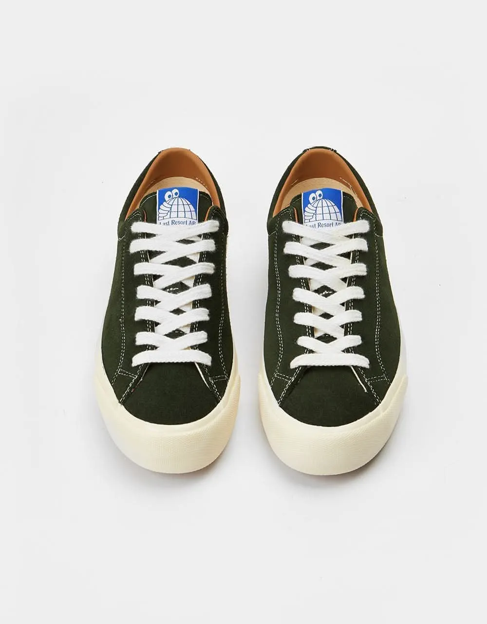 Last Resort AB VM003 Suede Lo Skate Shoes - Olive/White