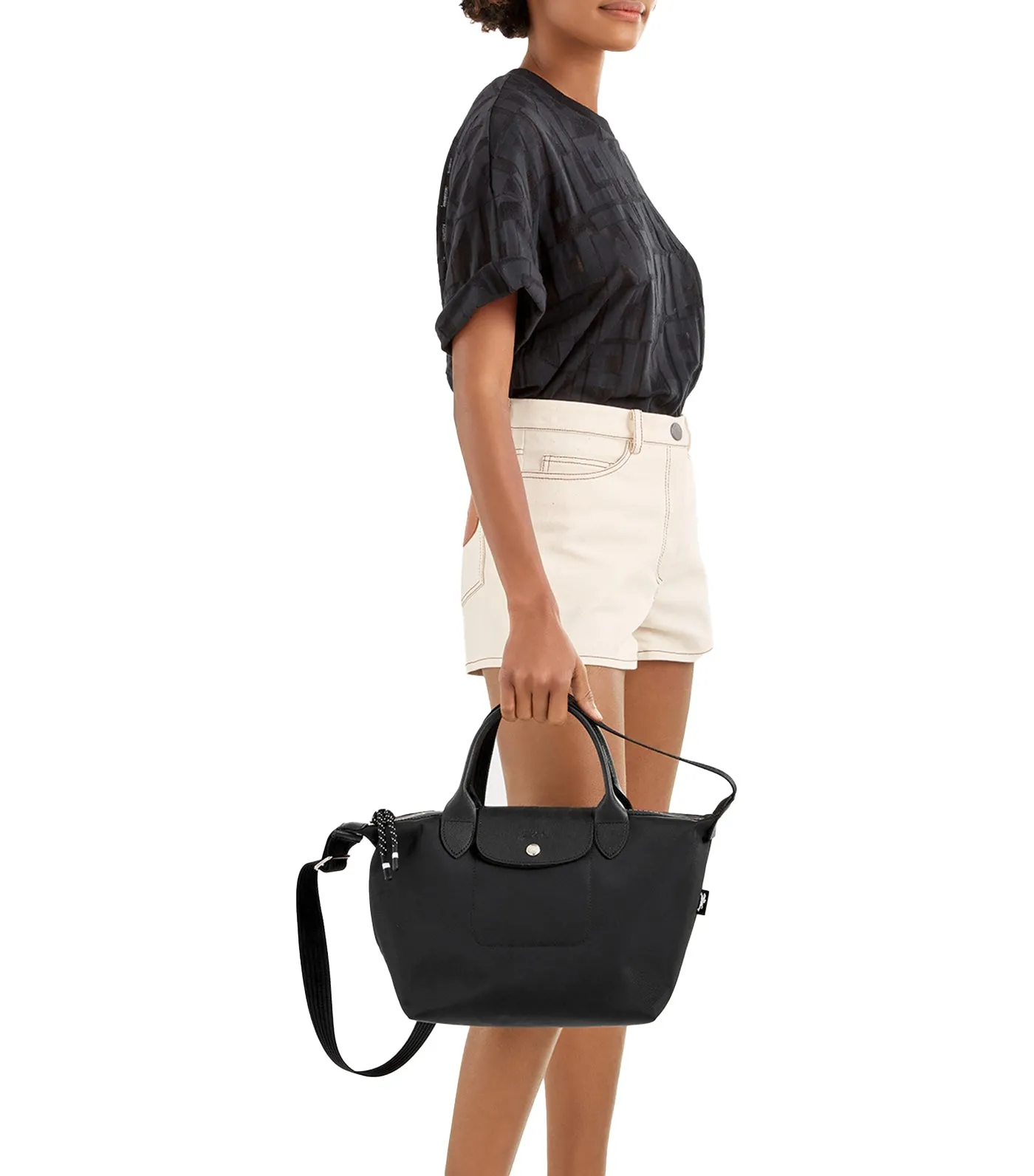 Le Pliage Energy Top Handle Bag S Black