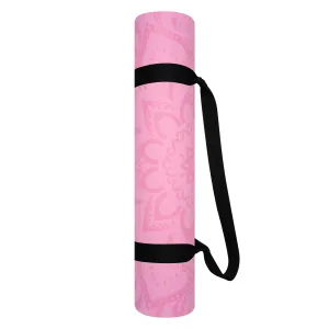 Lightweight Ultra-Cushioned Yoga Mat 6mm with Strap