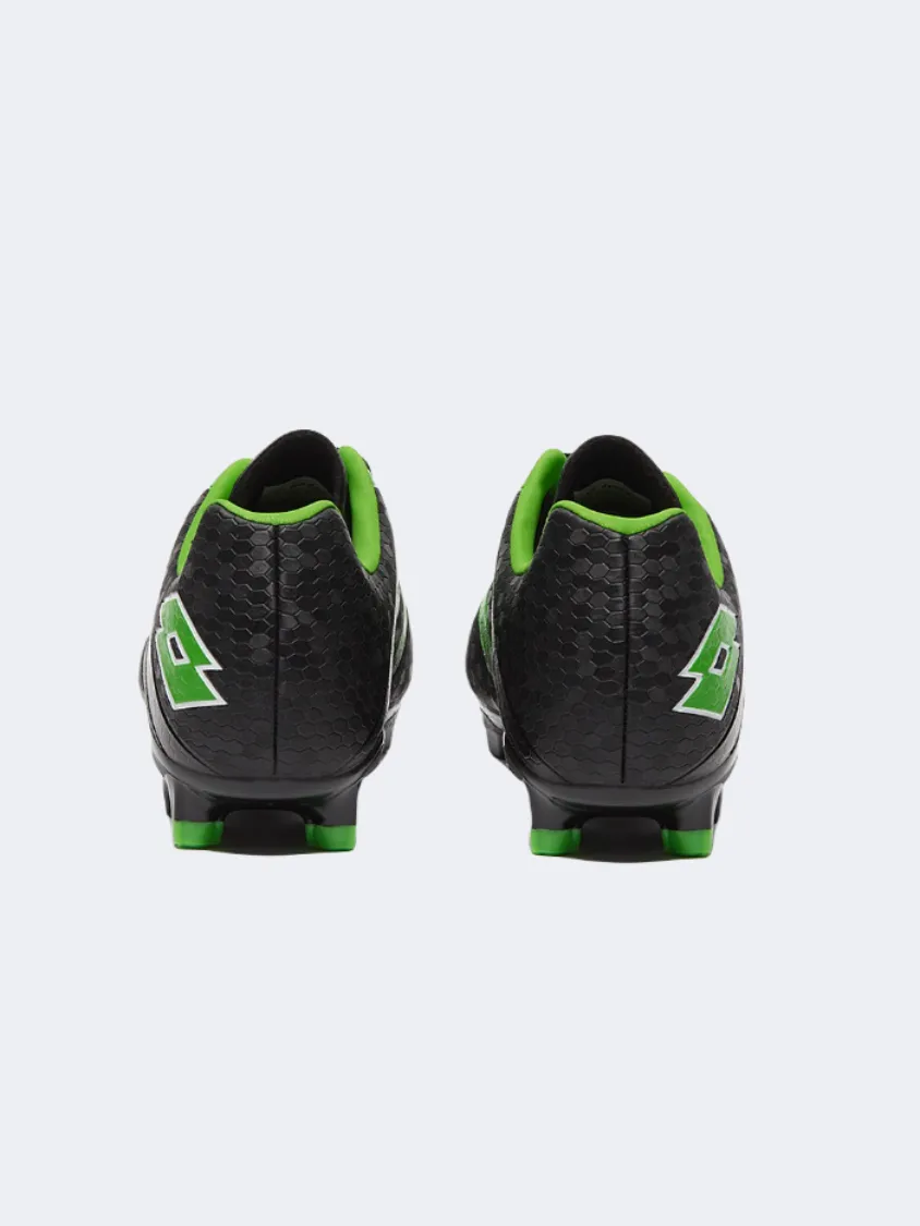 Lotto Maestro 700 V Fg Kids Football Shoes Black/Green