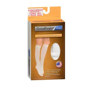 Loving Comfort Anti-Embolism Stockings Open Toe Medium Regular 1 Pair By Scott Specialties