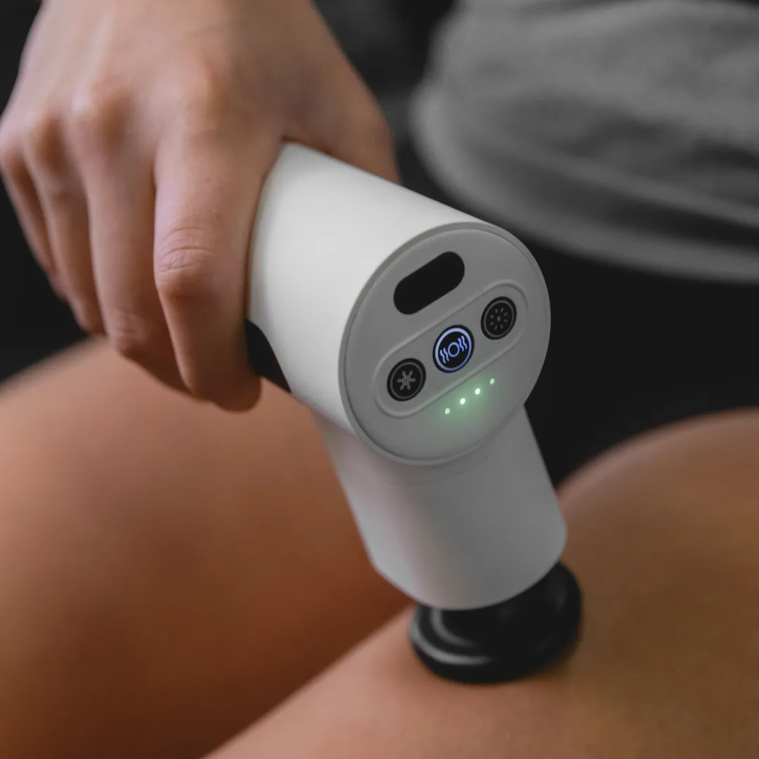 Massage Gun Heat & Cold White - Black Friday Offer