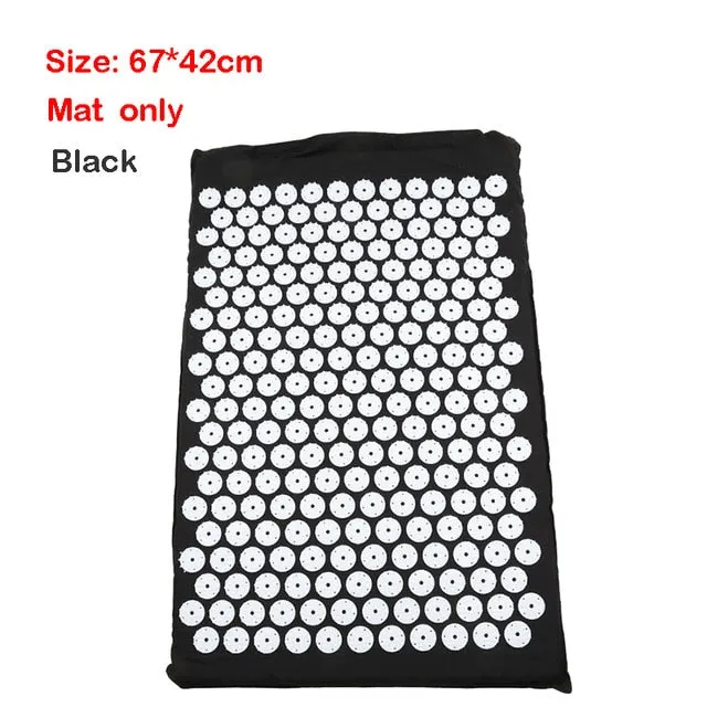 Massager Cushion Massage Yoga Mat Acupressure Relieve Stress Back Body Pain Spike Mat