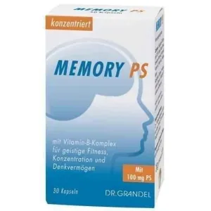 MEMORY PS capsules Grandel 30 pc, mental fitness, concentration and thinking skills