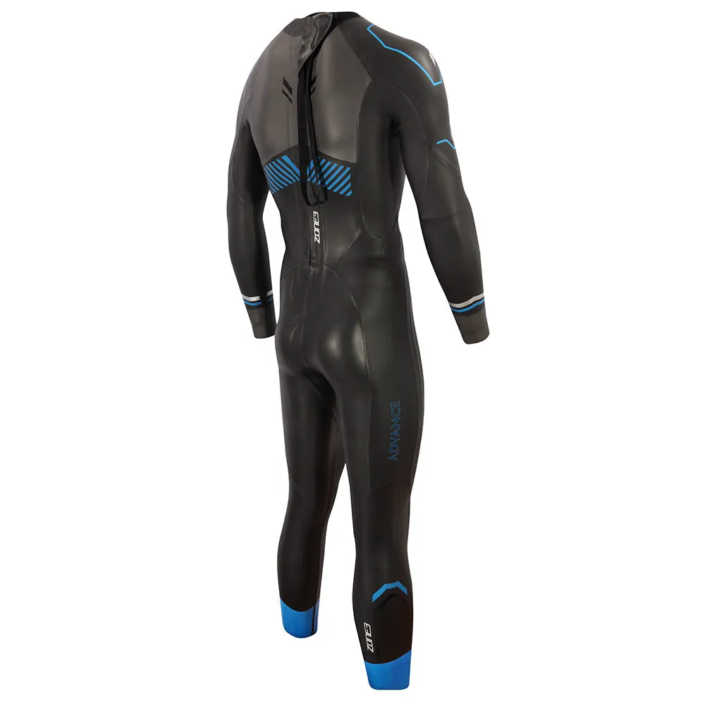 MEN'S ADVANCE WETSUIT - BLACK/BLUE/GUNMETAL