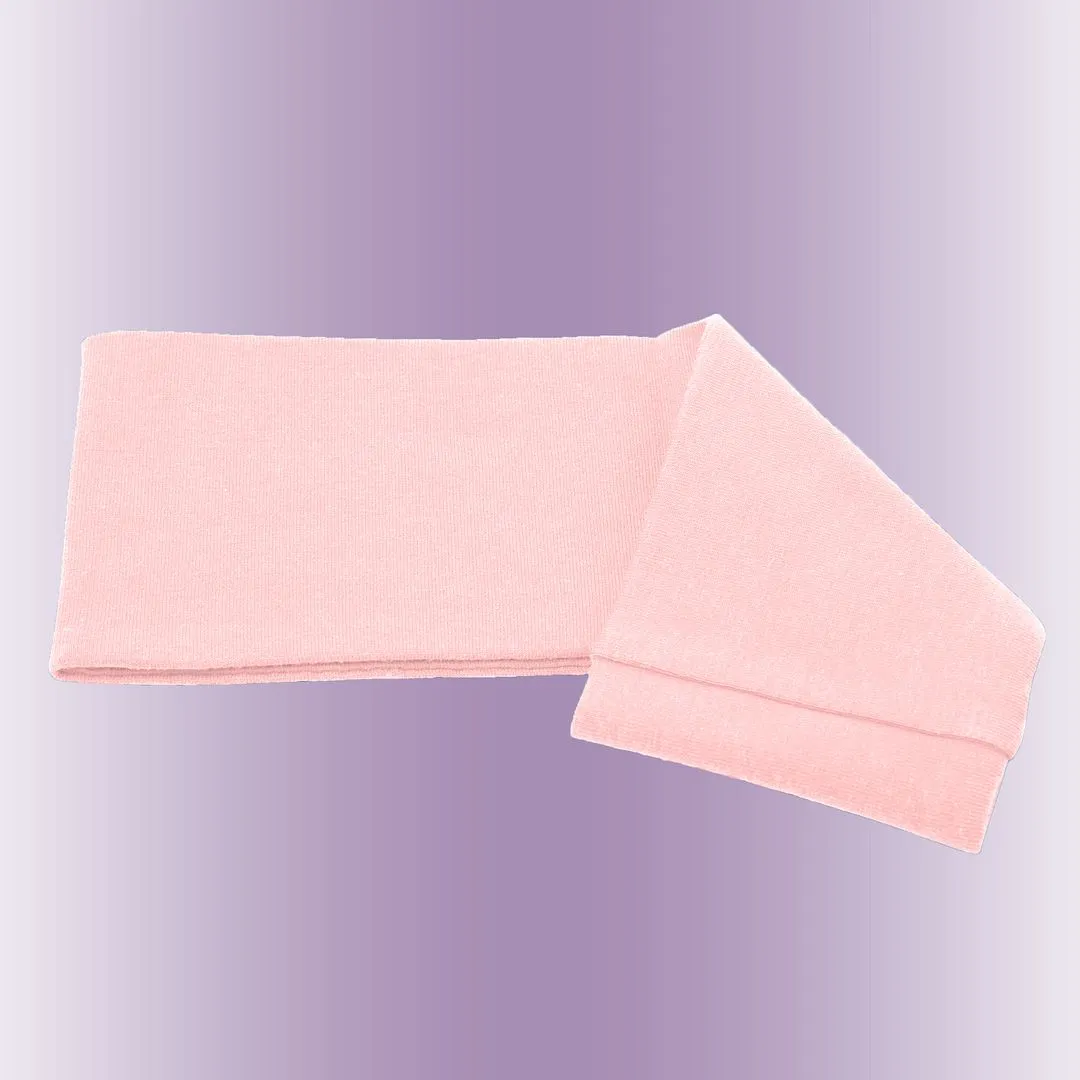 Men's Headbands Cotton Jersey 3" Wide Sports Fitness Yoga Made in the USA Blush