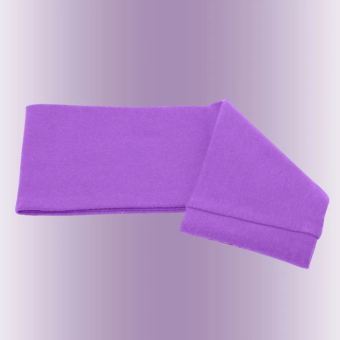 Men's Headbands Cotton Jersey 3" Wide Sports Fitness Yoga Made in the USA Orchid