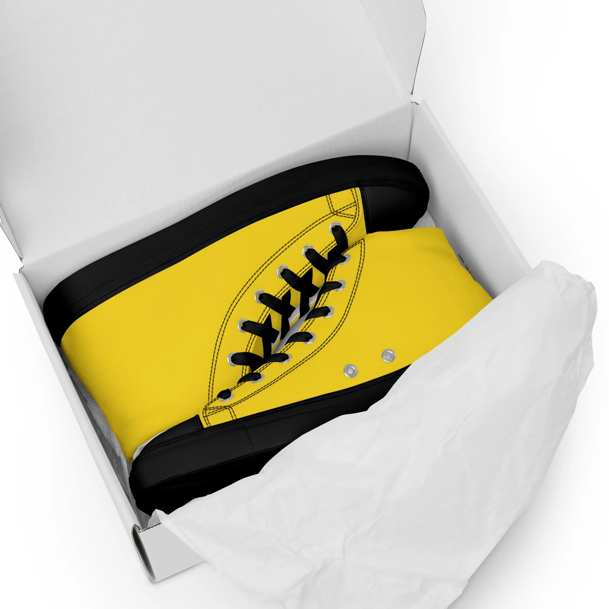 Men’s Yellow High Top Shoes