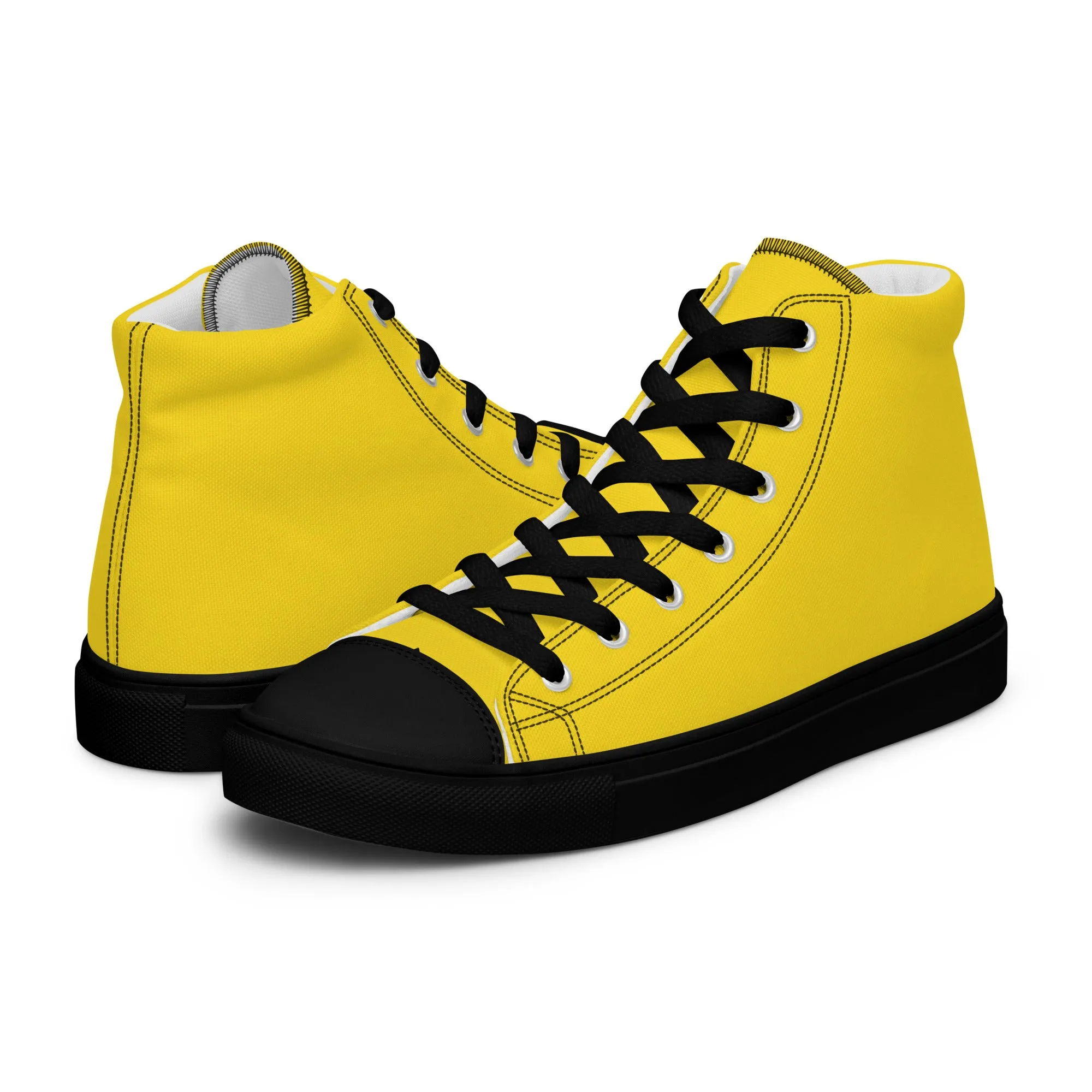 Men’s Yellow High Top Shoes