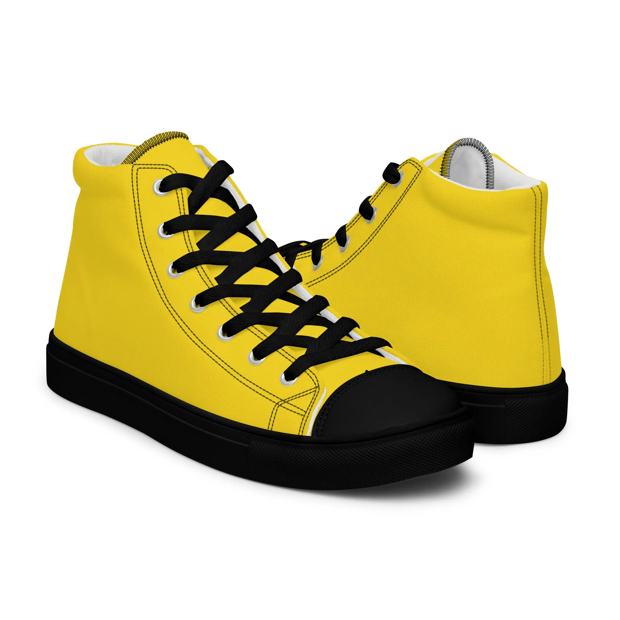 Men’s Yellow High Top Shoes