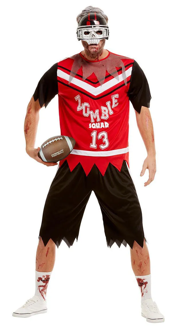 Men's Zombie Footballer Costume