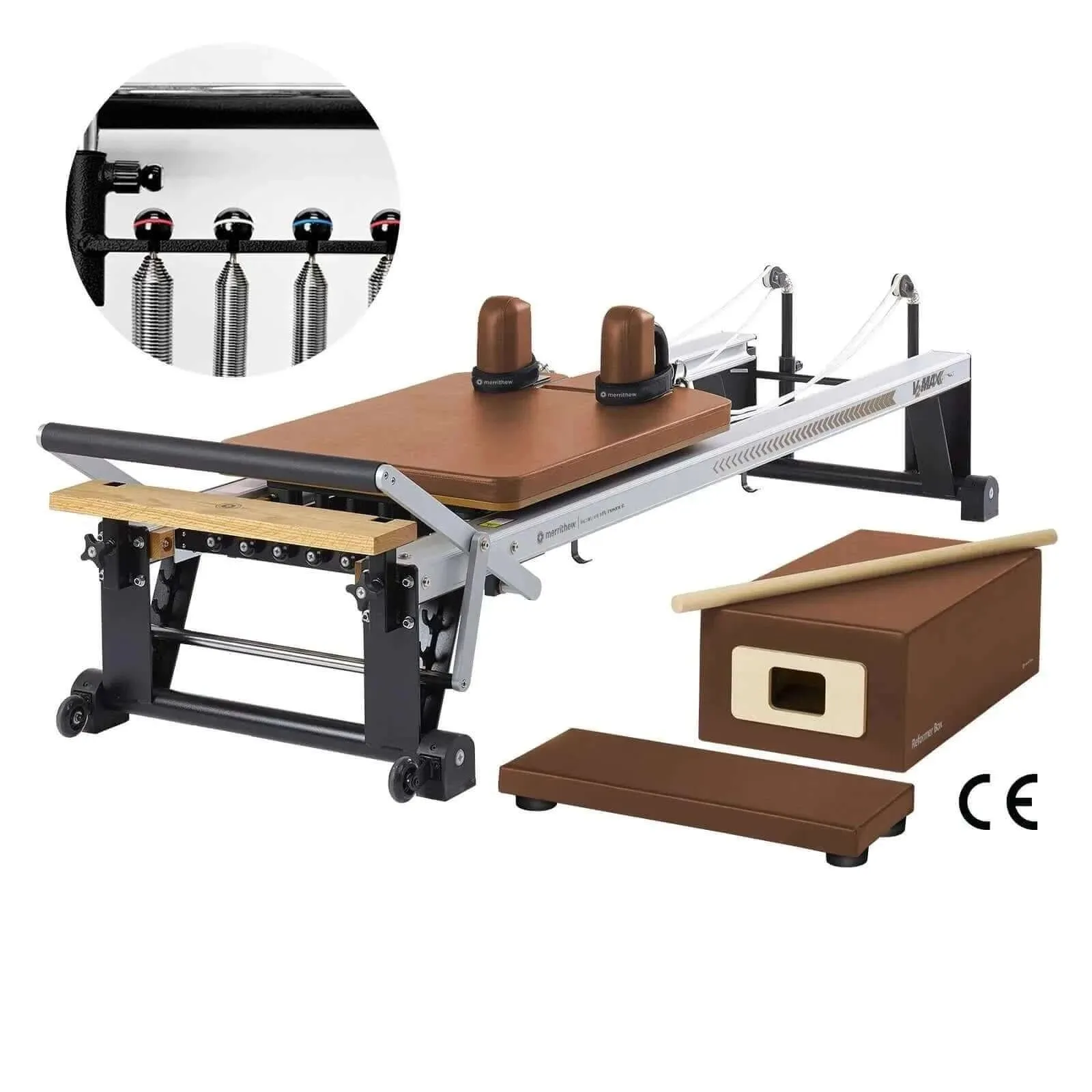 Merrithew™ Pilates V2 Max™ Reformer Bundle with High-Precision Gearbar