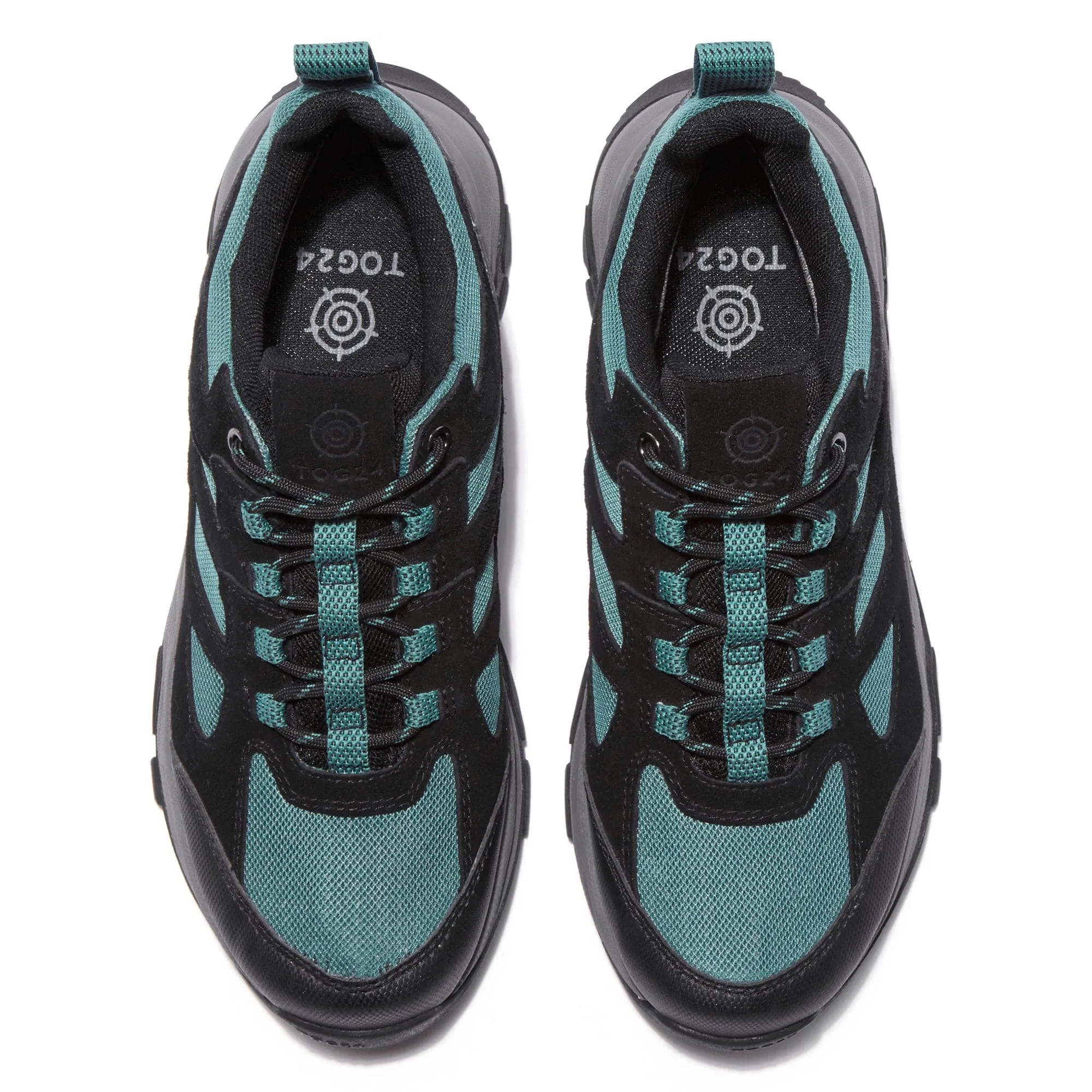 Mesa Womens Low Walking Shoe - Black/Teal