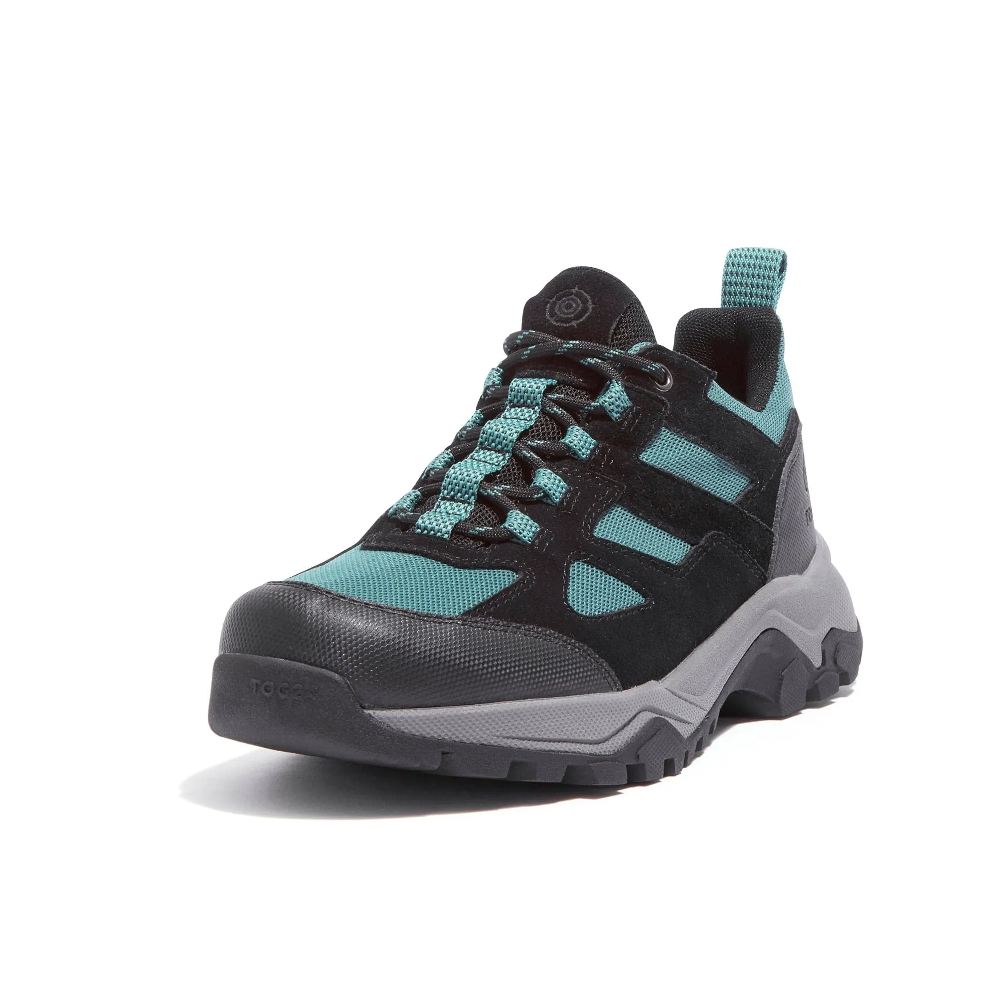 Mesa Womens Low Walking Shoe - Black/Teal