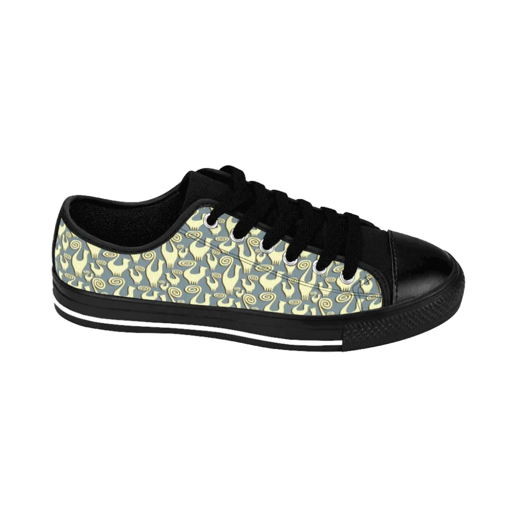 Mint Moss Snooty Cats Women's Sneakers