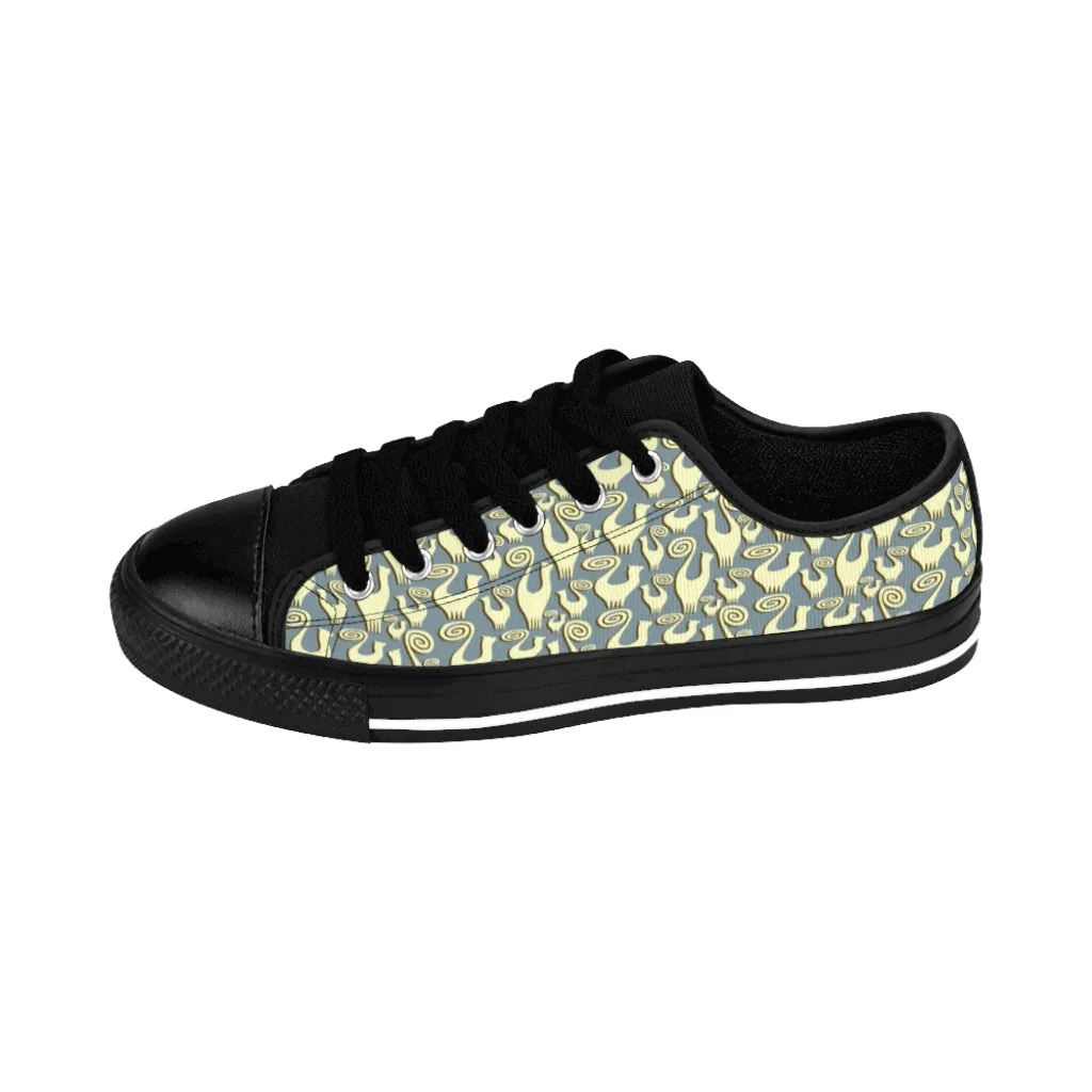 Mint Moss Snooty Cats Women's Sneakers